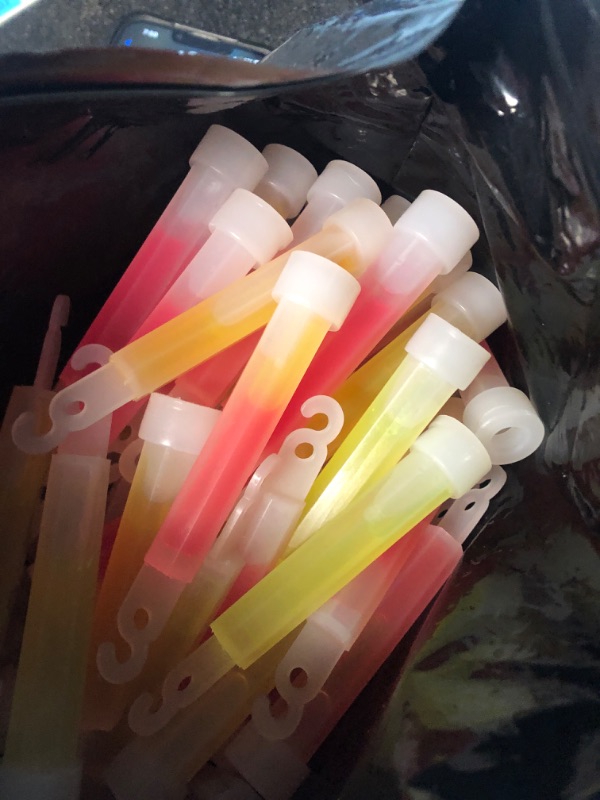 Photo 3 of ArtCreativity 50 Pack Bulk Glow Sticks, Assorted Colors