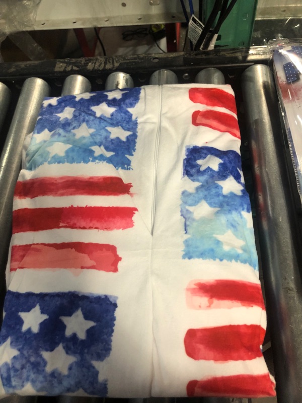 Photo 3 of EraSpooky Adult American Flag Pjamas XL Multicolored