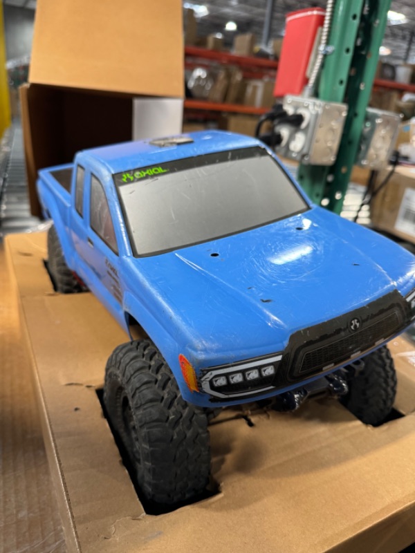 Photo 2 of Axial RC Truck 1/10 SCX10 III Base Camp 4WD Rock Crawler Brushed RTR (Batteries and Charger Not Included), Blue, AXI03027T1