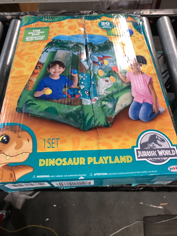 Photo 2 of Dinosaur Pop Up Kids’ Play Tent by Toy To Enjoy Indoor & Outdoor, Boys & Girls Includes Remote Controlled Lights, Roar Sound Button & 6 Different Toys