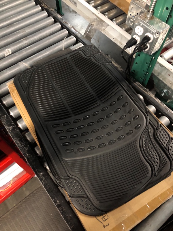 Photo 2 of Automotive Floor Mats Solid Black ClimaProof for all weather protection Universal Fit Trimmable Heavy Duty 