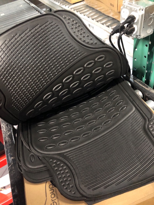 Photo 1 of Automotive Floor Mats Solid Black ClimaProof for all weather protection Universal Fit Trimmable Heavy Duty 