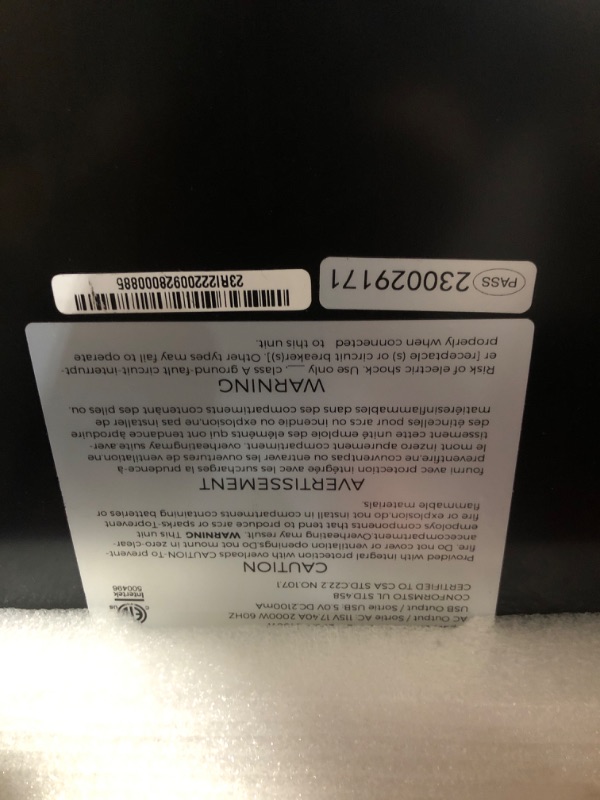 Photo 4 of *****NON REFUNDABLE NO RETURNS SOLD AS IS*****
**PARTS ONLY**Renogy 3000W Pure Sine Wave Inverter 12V DC to 120V AC Converter 