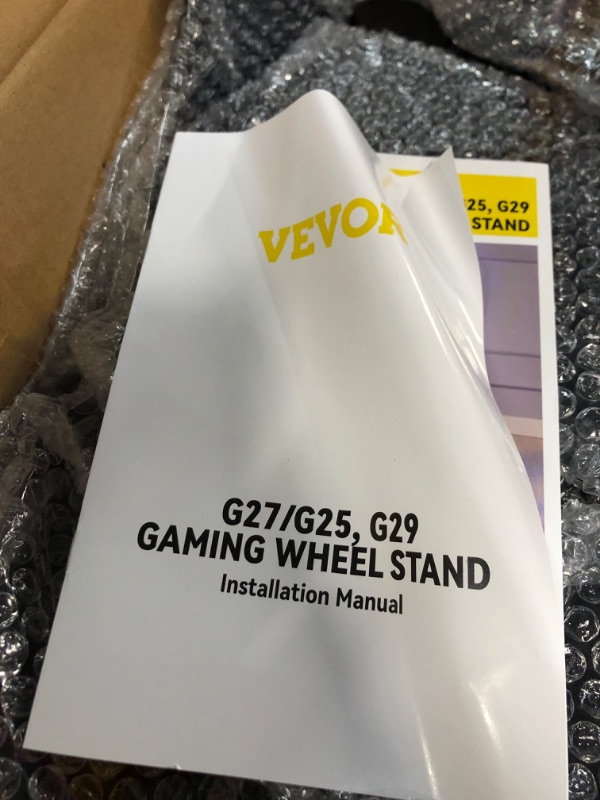 Photo 2 of VEVOR G29 G920 Racing Steering Wheel Stand,fit for Logitech G27/G25/G29 & G920 Racing Steering Wheel Stand 