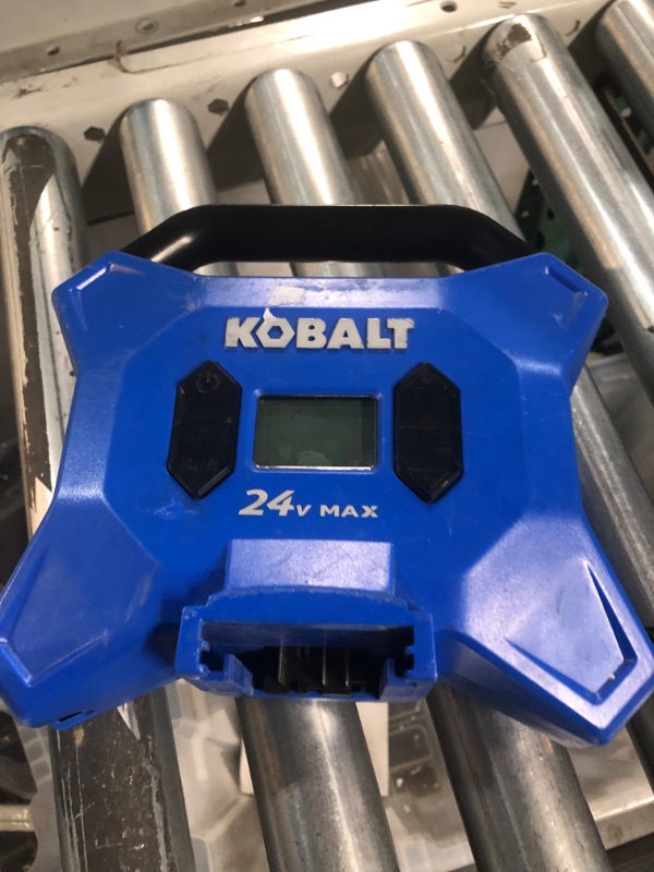 Photo 3 of Kobalt 120v & 12v Portable Air Compressor Inflator Tire Pump Nozzle Needles 120 PSI LED Display