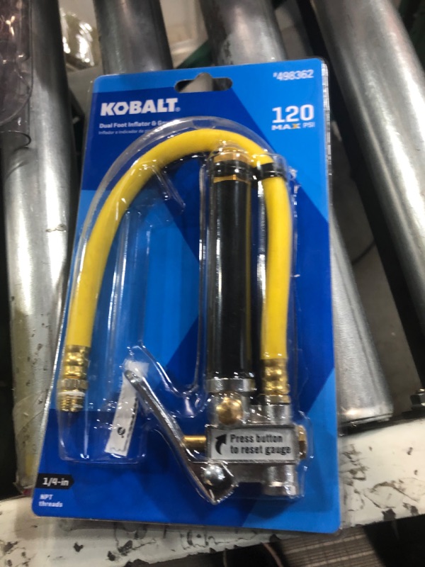 Photo 2 of Kobalt Dual Foot Inflator and Gauge