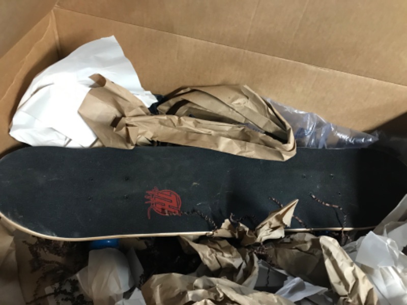 Photo 2 of Tony Hawk 31 Inch Skateboard, Tony Hawk Signature Series 4, 9-Ply Maple Deck Skateboard for Cruising, Carving, Tricks and Downhill Red Cross Hawk