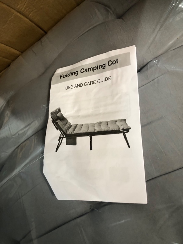 Photo 1 of  Folding Camping Cots GRAY