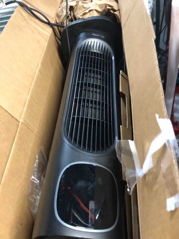 Photo 3 of PARTS ONLY** Grelife 24" Space Heater, 75° Oscillating Electric Heater with Night Light