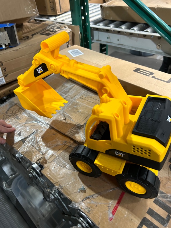 Photo 3 of Cat Construction 15" Toy Excavator , Yellow