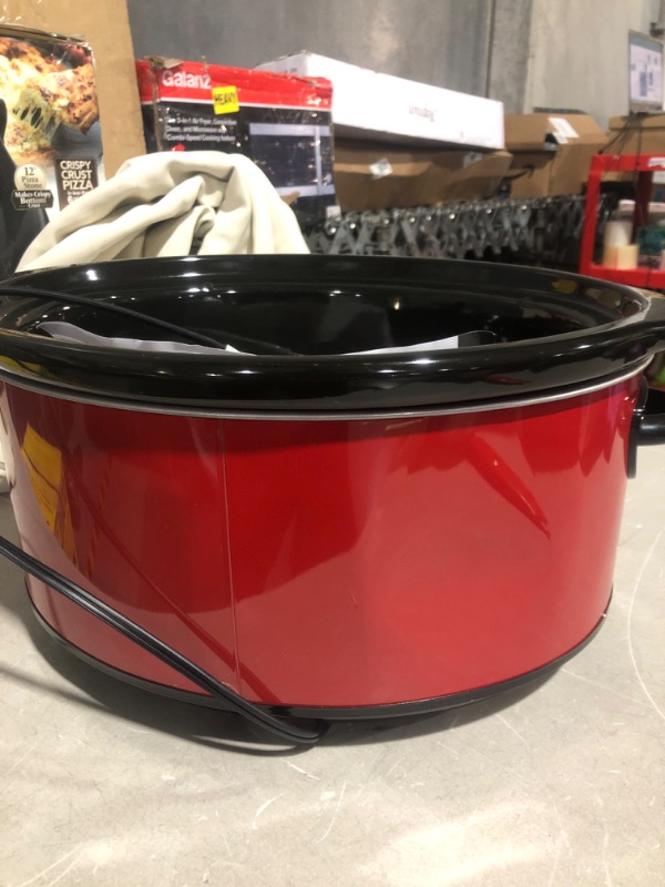 Photo 3 of Crock-pot Express Crock Slow Cooker, 8 quart, Red