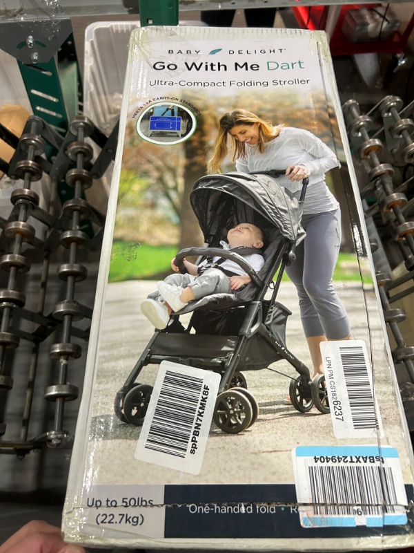 Photo 2 of Baby Delight Go with Me Dart Stroller | Ultra-Compact Lightweight Stroller | Comfortable Baby Stroller | Charcoal Tweed