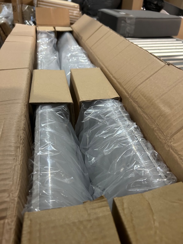 Photo 1 of TychoLite 4FT LED Light Fixtures 80W 8800 Lumens, Dimmable 4 Foot LED Flush Mount Ceiling Lights 4000K, Indoor LED Lighting Fixture Fluorescent Replacement for Kitchen, Laundry Room, Garage - 2 Pack