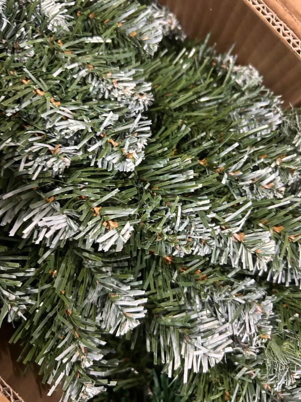 Photo 3 of ***NON REFUNDABLE NO RETURNS SOLD AS IS**
****PARTS ONLY** 5 FT Artificial Cactus Christmas Tree with 100 LED Lights Pre-Lit Cactus Xmas Tree for Christmas Holiday Decoration (Snowy Pine Needles)