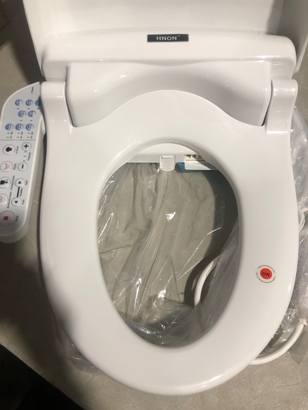Photo 1 of * used * see all images *
Electric Bidet Toilet Seat,bidets for existing toilets round One-click intelligent operation, Warm Water Cleaning slow close