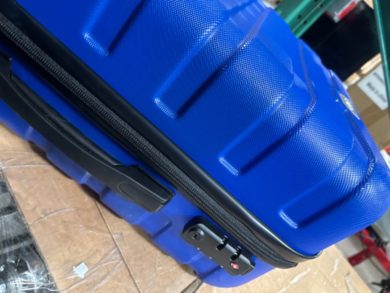 Photo 2 of  Coolife Luggage 1 small Suitcase Spinner Hardshell Lightweight TSA Lock (family blue1) *STOCK PHOTO REF. ONLY