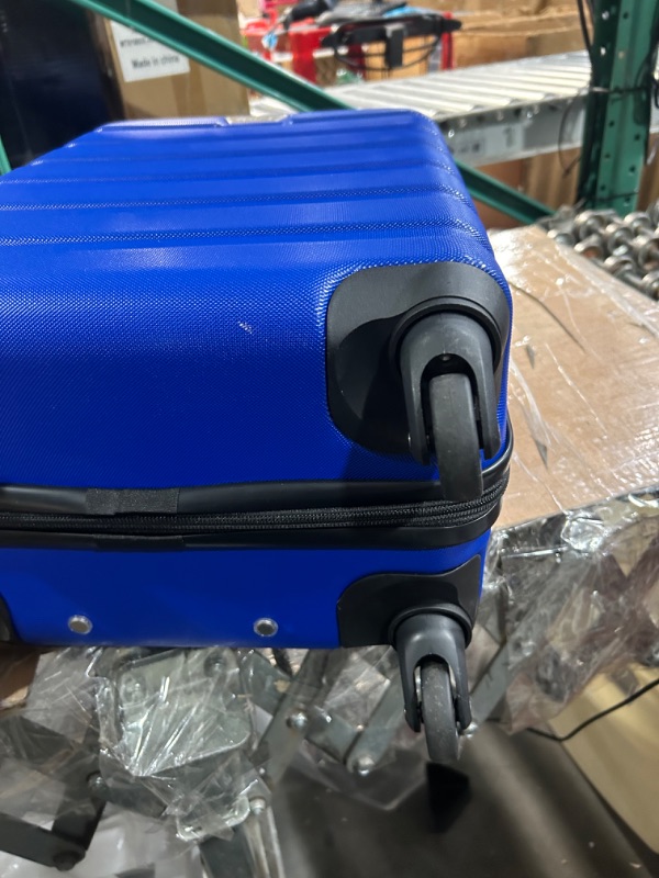 Photo 4 of  Coolife Luggage 1 small Suitcase Spinner Hardshell Lightweight TSA Lock (family blue1) *STOCK PHOTO REF. ONLY