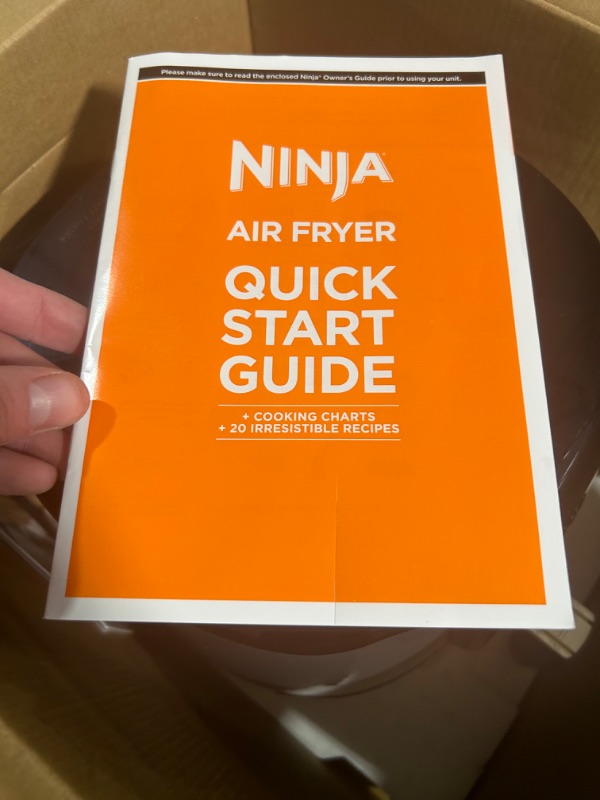 Photo 4 of **SEE NOTES**
Ninja AF101 Air Fryer that Crisps, Roasts, Reheats, & Dehydrates, for Quick, Easy Meals, 4 Quart Capacity, & High Gloss Finish, Black/Grey 4 Quarts