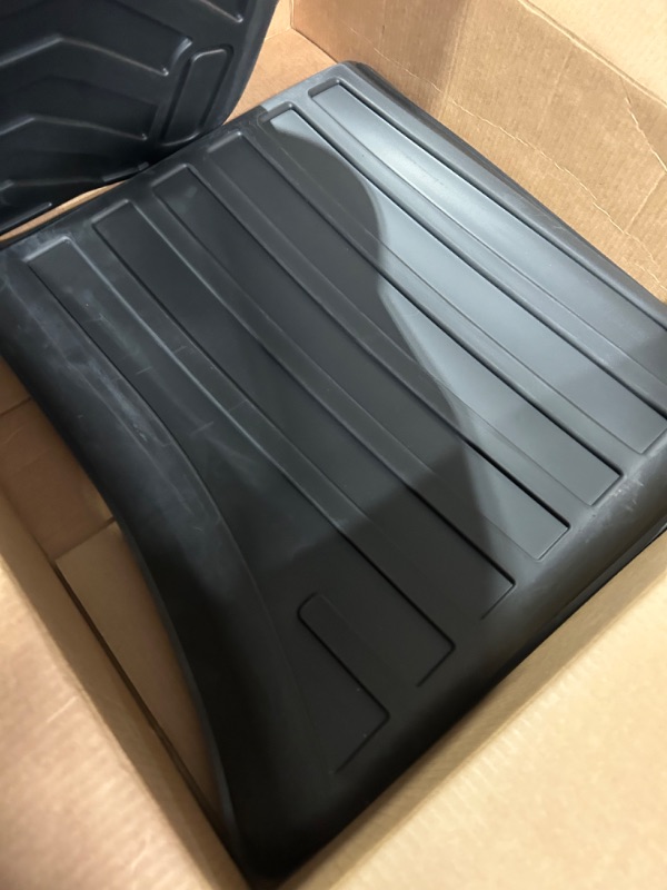 Photo 4 of Rilsen Custom Fit Cargo Liner (Black) for 2020-2023 Tesla Model Y Trunk Mat Trunk Liners 2020-2023 Tesla Model Y Cargo Liners