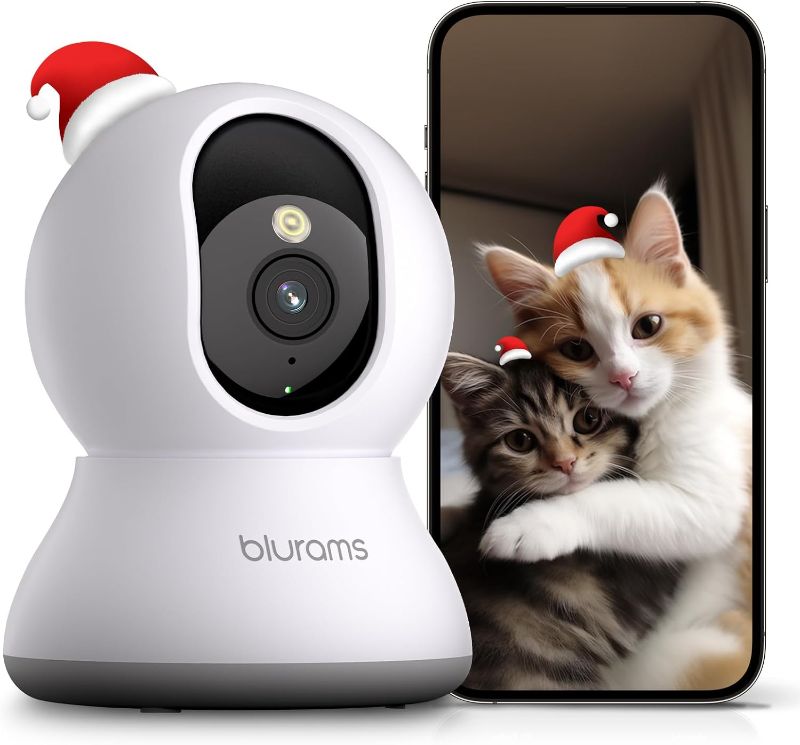 Photo 1 of blurams Indoor Security Camera Bundle Set, 1080p Baby Monitor Pet/Nanny Camera w/ Two-Way Audio | Sound/Person Detection | IR Night Vision | Cloud&Local Storage | Works with Alexa and Google Assistant