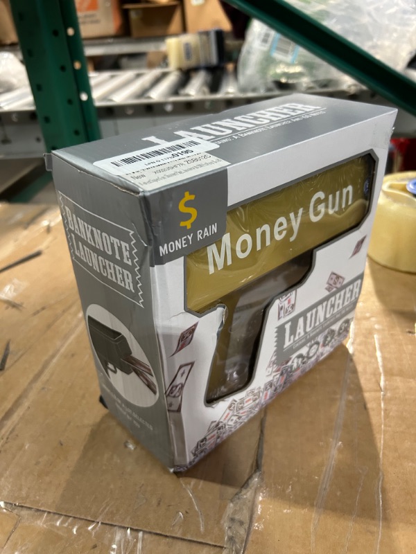 Photo 2 of Gold Money Gun Dollar Gun Shooter for Movies That Look Real,Cash Cannon Fake Money Gun Toy Make it Rain Dollar Bills for Party Birthday Wedding Boys Girls Gold- *STOCK PHOTO REF. ONLY