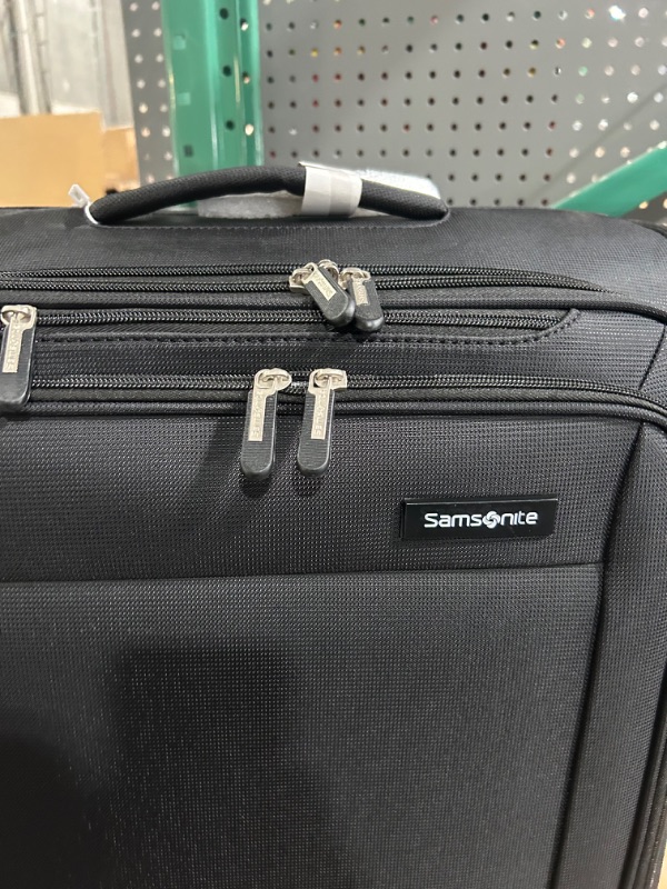 Photo 3 of Samsonite Saire LTE Softside Expandable Luggage Wheels, Black, Medium Spinner