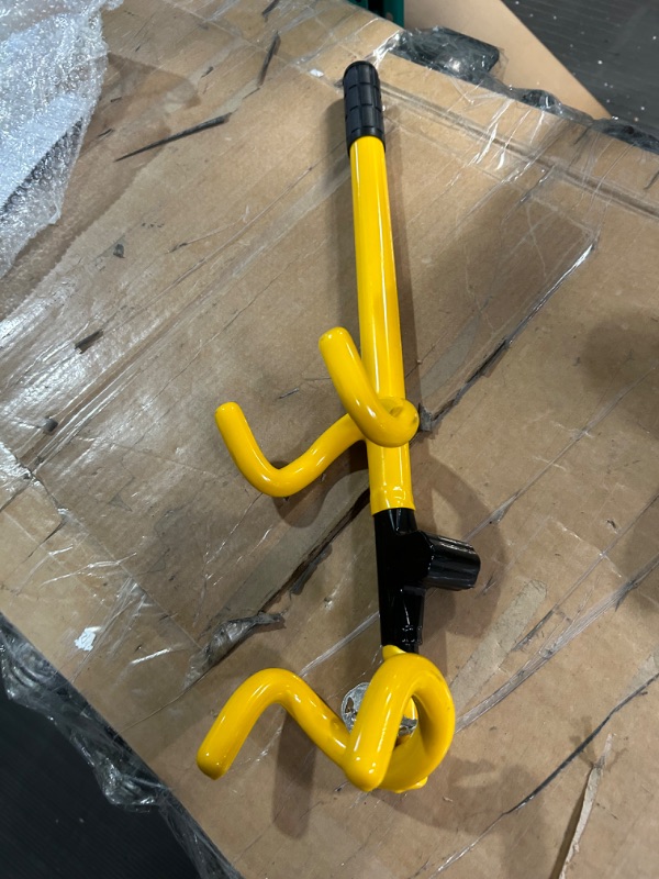 Photo 3 of The Club 3000 Twin Hooks Steering Wheel Lock, Yellow