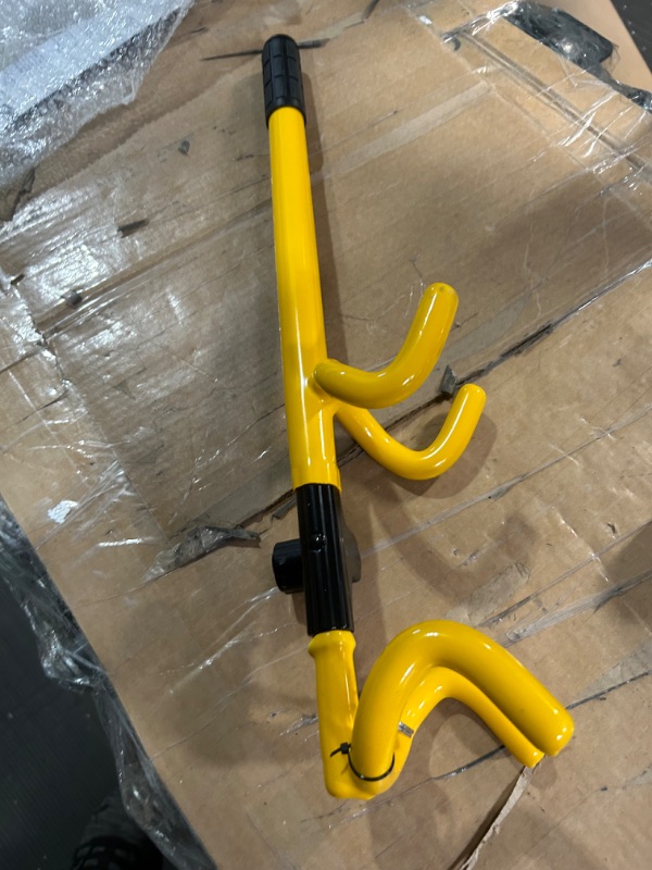 Photo 2 of The Club 3000 Twin Hooks Steering Wheel Lock, Yellow