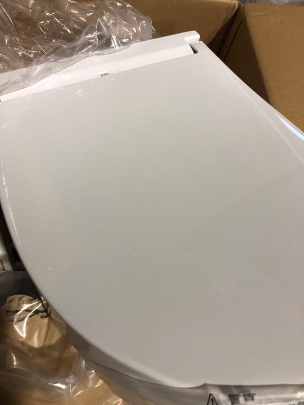 Photo 4 of * used * see all images * 
TOTO WASHLET A2 Electronic Bidet Toilet Seat with Heated Seat and SoftClose Lid, Elongated, Cotton White - SW3004#01