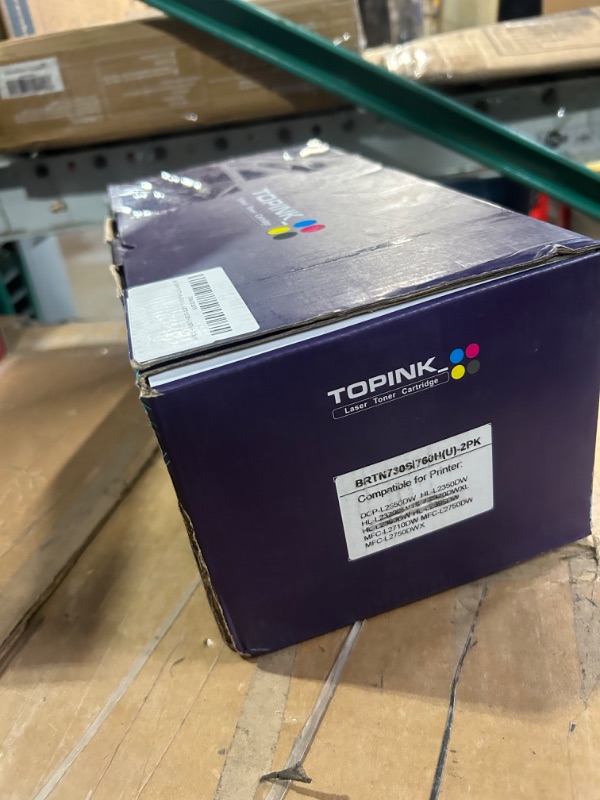 Photo 3 of TN760 Toner Cartridge Replacement for Brother TN 760 TN-760 TN730 TN-730 High Yield Compatible with DCP-L2550DW HL-L2350DW HL-L2370DW HL-L2370DWXL HL-L2395DW MFC-L2710DW Printer (4 Black) *ONE BOX OPENED/UNABLE TO TEST** NON REFUNDABLE