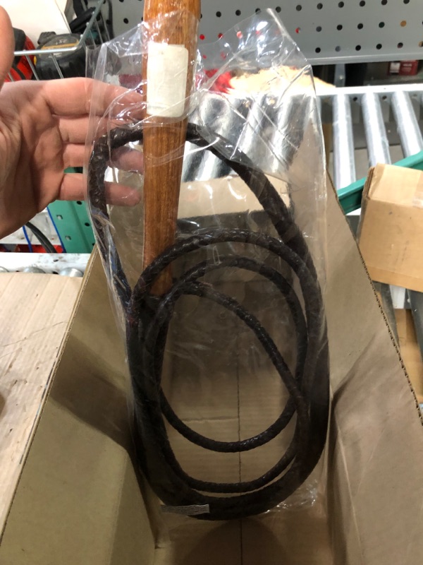 Photo 2 of * see images for damage *
Indiana Jones Style Bull Whip 6Ft - 12Ft 8 Plaits Real Leather Equestrian Bullwhip Black Braided