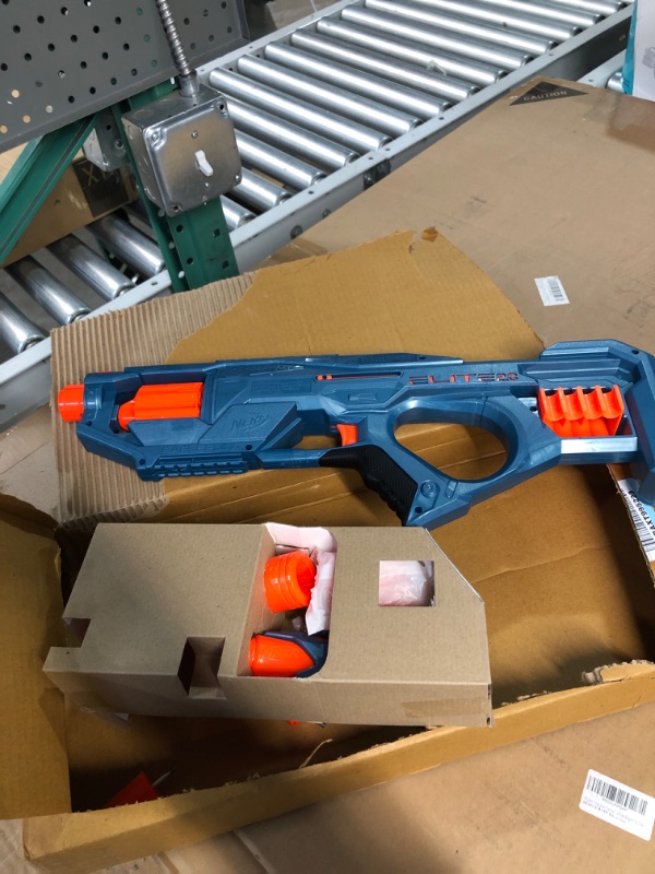 Photo 2 of *Non-Functional* NERF Elite 2.0 Eaglepoint RD-8 Blaster -- 8-Dart Drum, Detachable Scope and Barrel, 16 Official Elite Darts, Bolt Action Frustration-Free Packaging