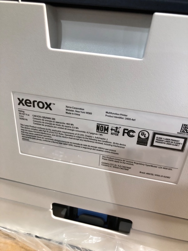 Photo 3 of Xerox B225/DNI Multifunction Monochrome Printer, Print/Scan/Copy, Black and White Laser, Wireless, All in One