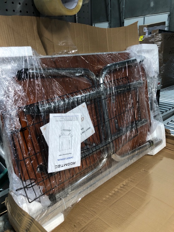 Photo 1 of ROOMTEC 36" Dog Grooming Table,Foldable Home Pet Bathing Station with Adjustable Height Arm/Noose/Mesh Tray 36in Blue