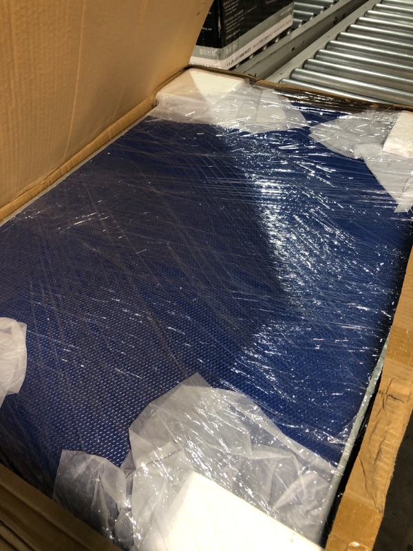 Photo 1 of ROOMTEC 36" Dog Grooming Table,Foldable Home Pet Bathing Station with Adjustable Height Arm/Noose/Mesh Tray 36in Blue