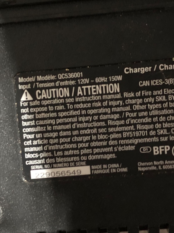 Photo 6 of ***USED - SOAKED WITH WATER - UNBALE TO TEST***
SKIL PWR CORE 20-volt 6-1/2-in Brushless Cordless Circular Saw Kit (1-Battery & Charger Included)