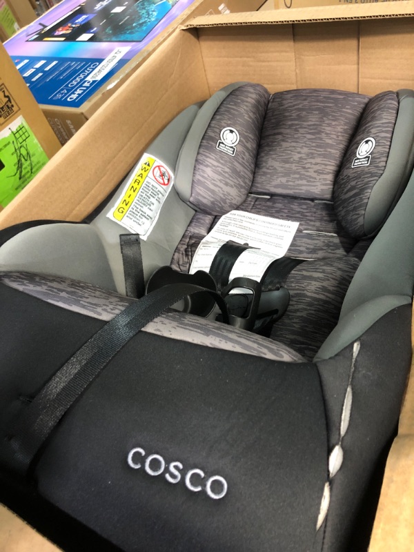 Photo 2 of Cosco Mighty Fit 65 DX Convertible Car Seat (Heather Onyx Gray)