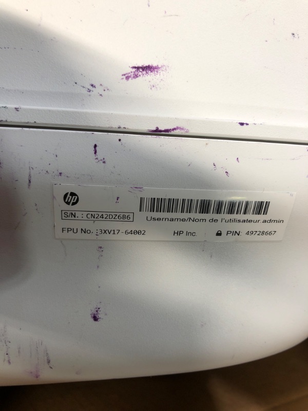 Photo 5 of *Damaged* HP DeskJet 2755 Wireless All-in-One Printer | Mobile Print, Scan & Copy | HP Instant Ink Ready (3XV17A) (Renewed)