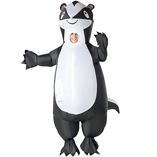 Photo 1 of Morph Inflatable Skunk Costume, Adult Skunk Costume