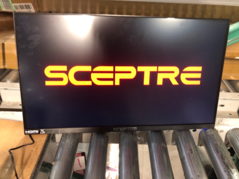 Photo 2 of Sceptre E225W-19203RTA 22 Inch LED Ultra Thin 75 hz 5 ms Adaptive Sync Compatible 2x HDMI VGA Computer Monitor with Built In Speakers, Black