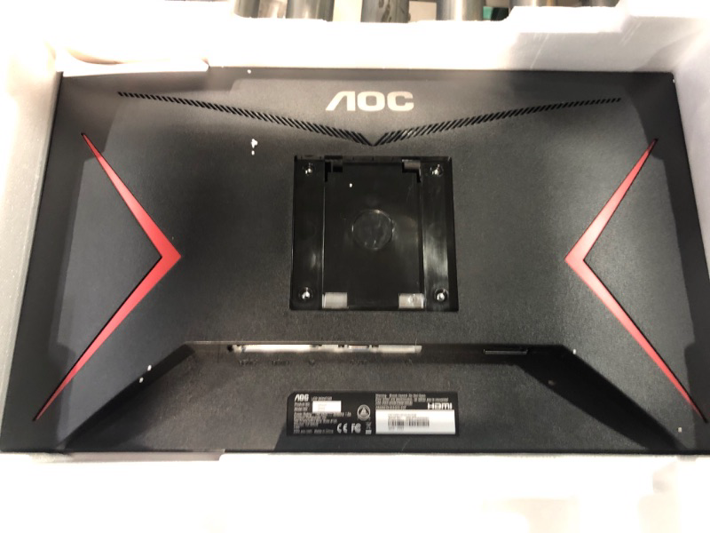 Photo 4 of AOC Gaming 24G2S 24” Frameless Gaming Monitor, Full HD 1920x1080, 165Hz 1ms, Adaptive-Sync, Height Adjustable Stand, Black 24" FHD | VA 165Hz Low Latency