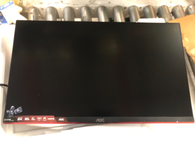 Photo 2 of AOC Gaming 24G2S 24” Frameless Gaming Monitor, Full HD 1920x1080, 165Hz 1ms, Adaptive-Sync, Height Adjustable Stand, Black 24" FHD | VA 165Hz Low Latency