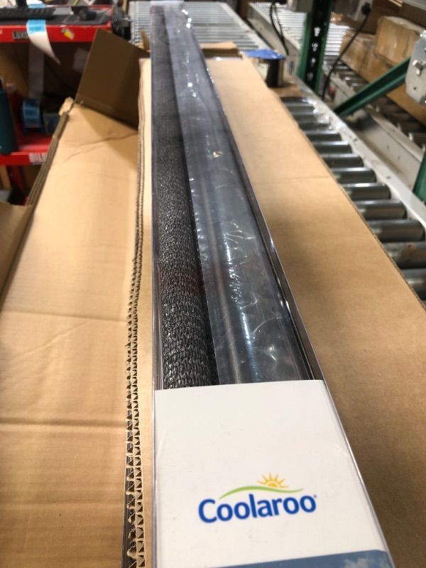 Photo 1 of * used * see all images *
Coolaroo Roller Shade, 8' x 8', Pewter