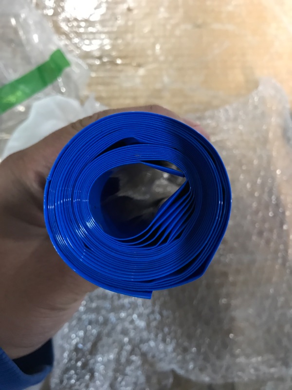 Photo 3 of 200mm(7.9in) Width PVC Heat Shrink Wrap Tube 18650 21700 26650 Lithium Battery DIY Battery Pack 3M(9.9ft) Length Blue 200mm(7.9in) 3M(9.9ft)