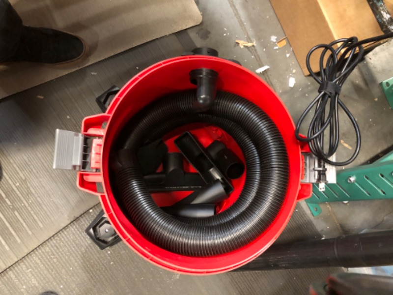 Photo 2 of **DOES NOT POWER ON** (PARTS ONLY)
CRAFTSMAN Detachable Blower 12-Gallons 6-HP Corded Wet/Dry Shop Vacuum with Accessories Included