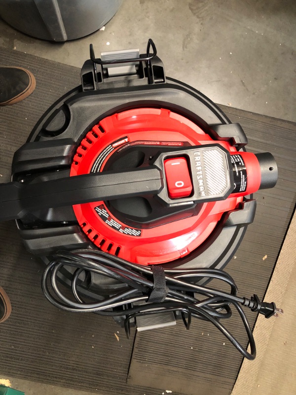 Photo 5 of **DOES NOT POWER ON** (PARTS ONLY)
CRAFTSMAN Detachable Blower 12-Gallons 6-HP Corded Wet/Dry Shop Vacuum with Accessories Included