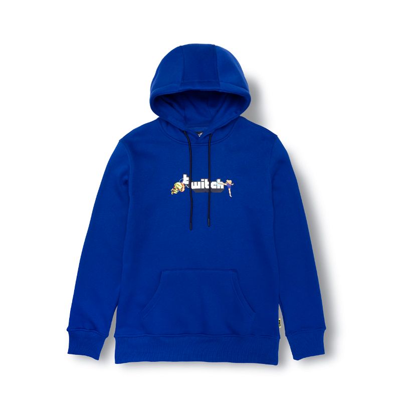 Photo 1 of Twitch x Street Fighter Hoodie Medium Blue
