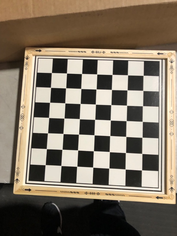 Photo 5 of **UNKNOWN IF MISSING PIECES**
Fast Sling Puck Game Large Size 22 x 11 in Sling Puck & Chess Game