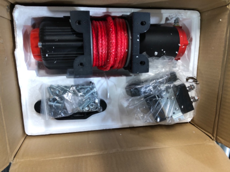 Photo 2 of XPV AUTO 12V 4500 lb Winch Electric Winch for Towing ATV/UTV Off Road 