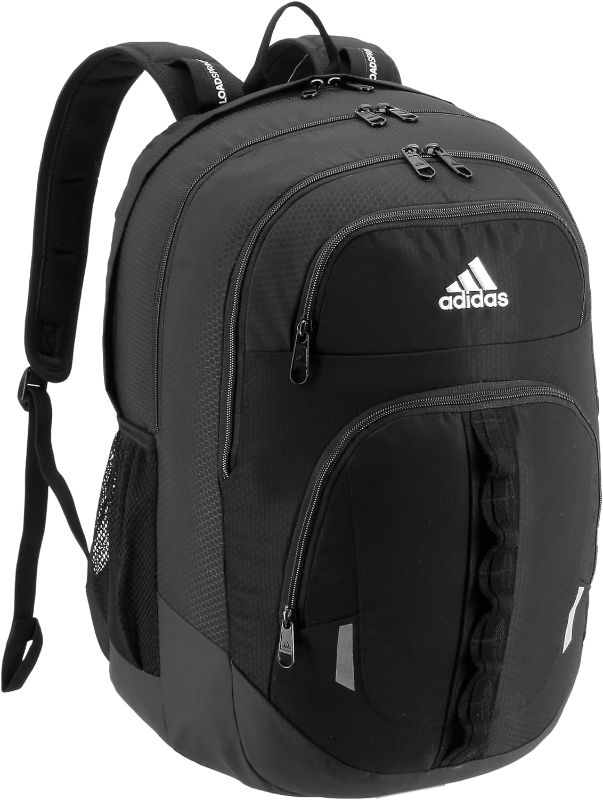 Photo 1 of adidas Prime Backpack, BLACK AND WHITE USED